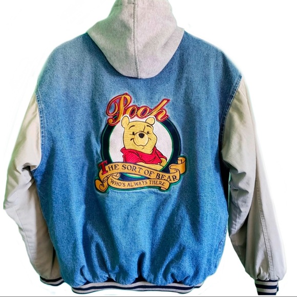 Vintage Disney Winnie the Pooh Varsity Jacket - Picture 2 of 2